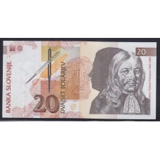 ESLOVENIA 1992 BILLETE DE 20 TOLARJEV EN MUY BUEN ESTADO